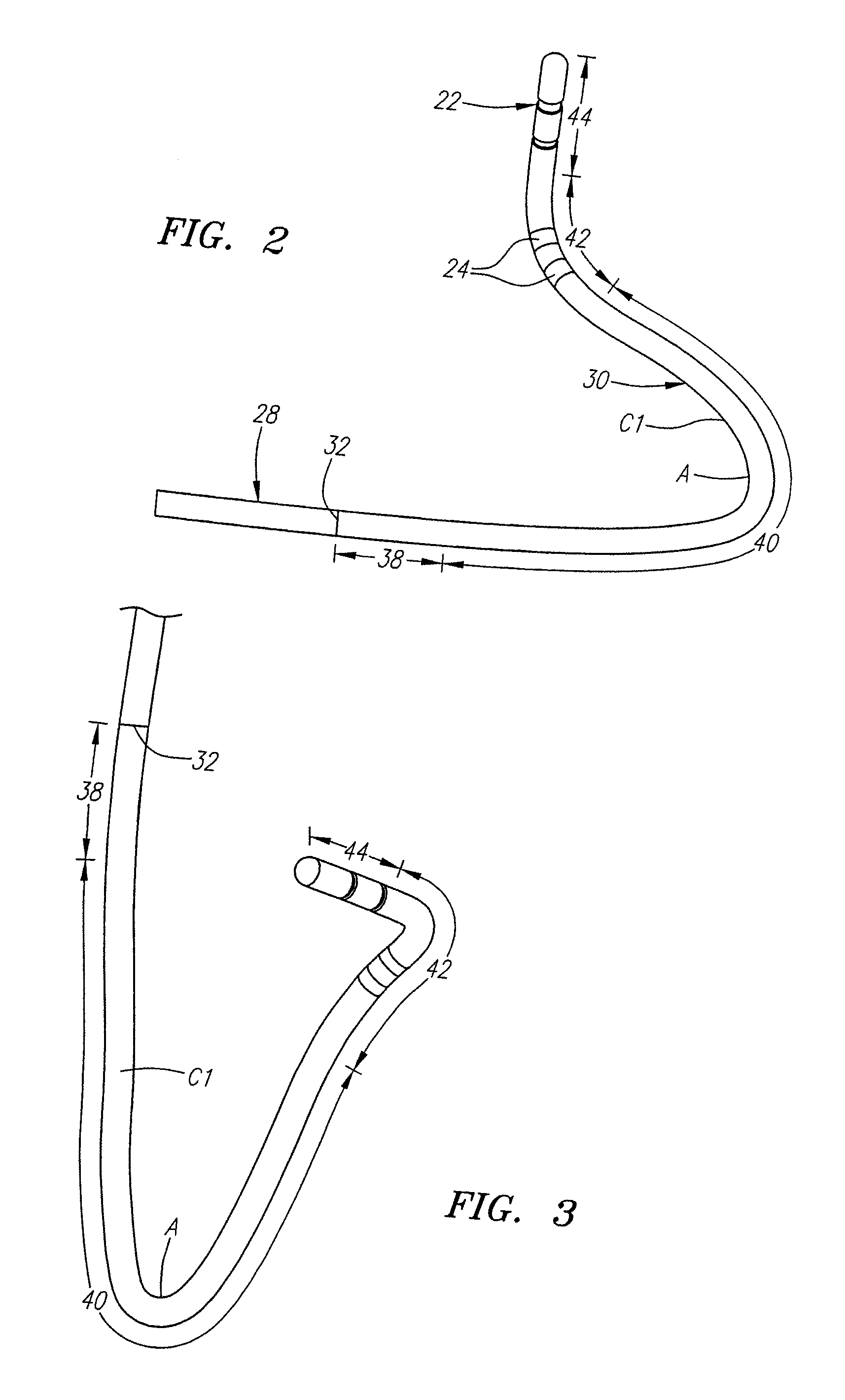 Preshaped ablation catheter for ablating pulmonary vein ostia within the heart