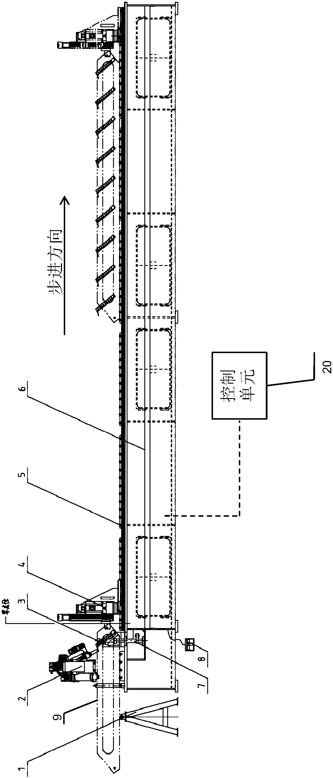 Semi-automatic inclined ladder pairing assembling system
