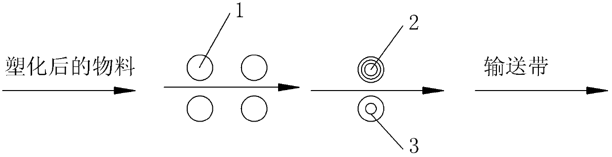 Processing method for strip Fresnel lens