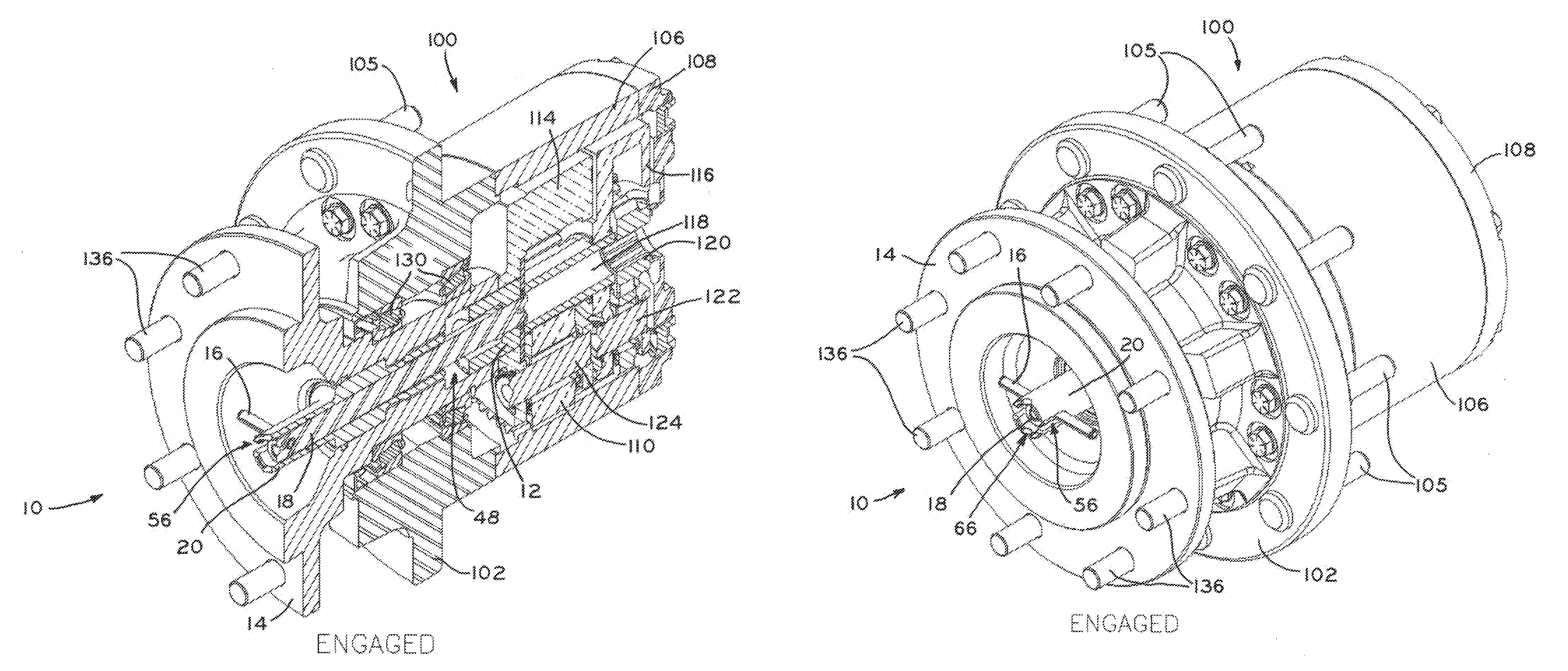 Quick disconnect for a drive unit