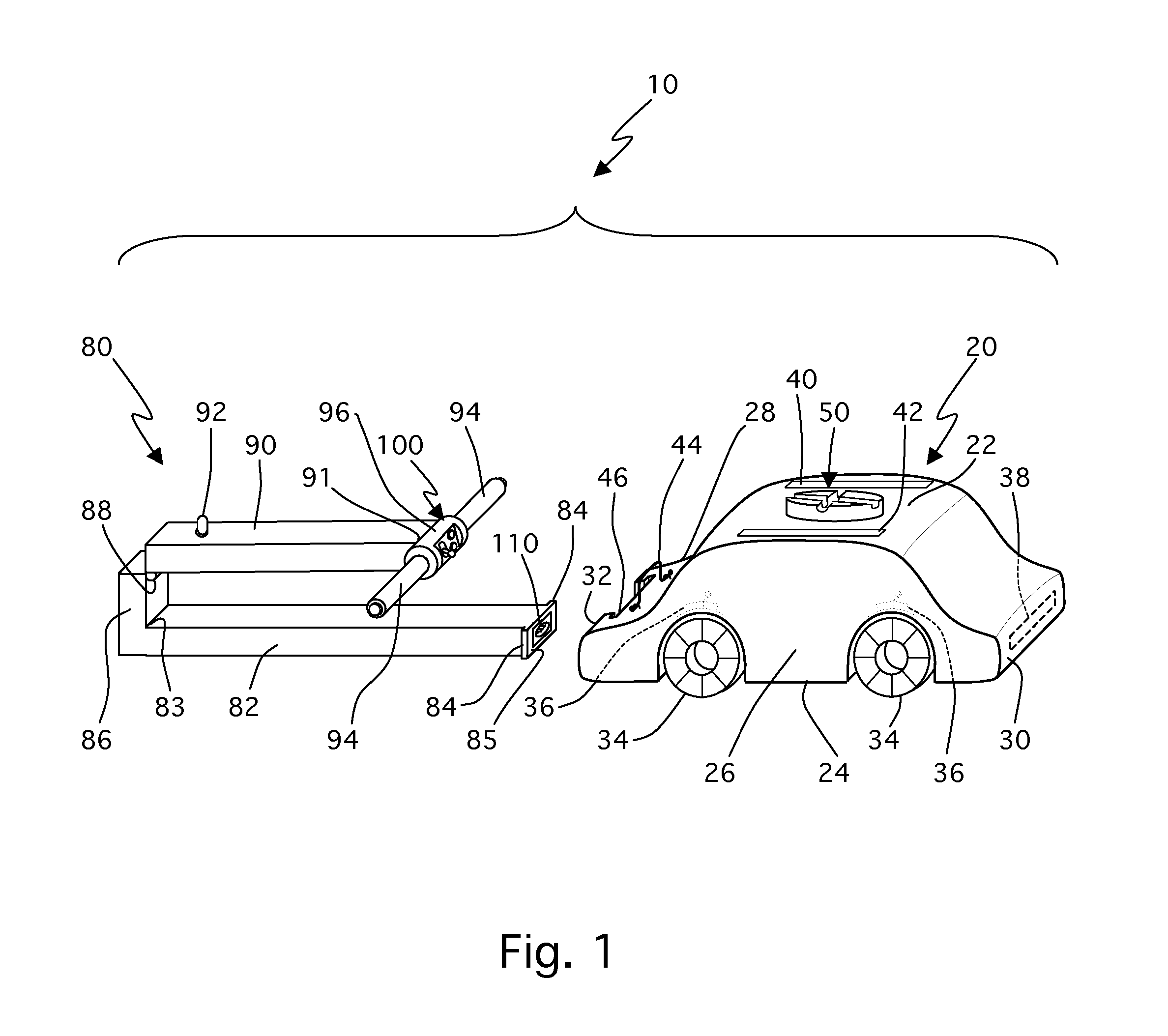 Illuminated vehicle lift assembly