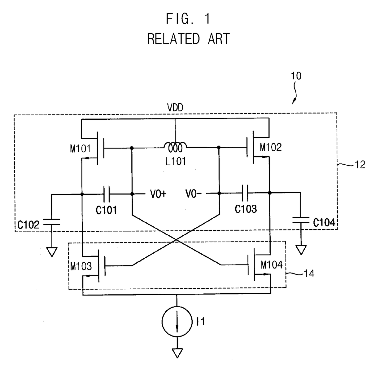 Differential Colpitts Voltage-Controlled Oscillator