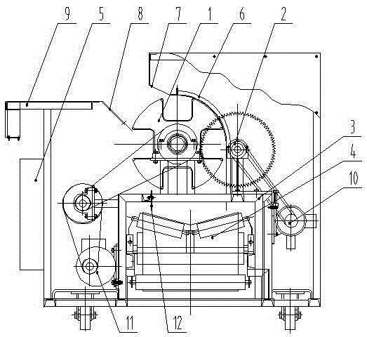 Jujun grass seedling preparing machine