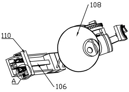 Clinical inhalation type dosing device for respiratory medicine department