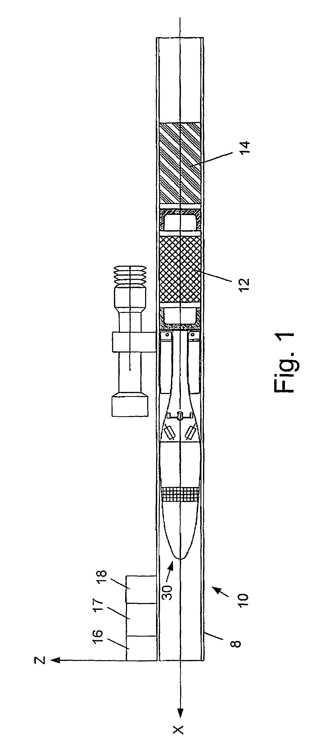 Method and system for adjusting the flight path of an unguided projectile, with compensation for jittering deviation