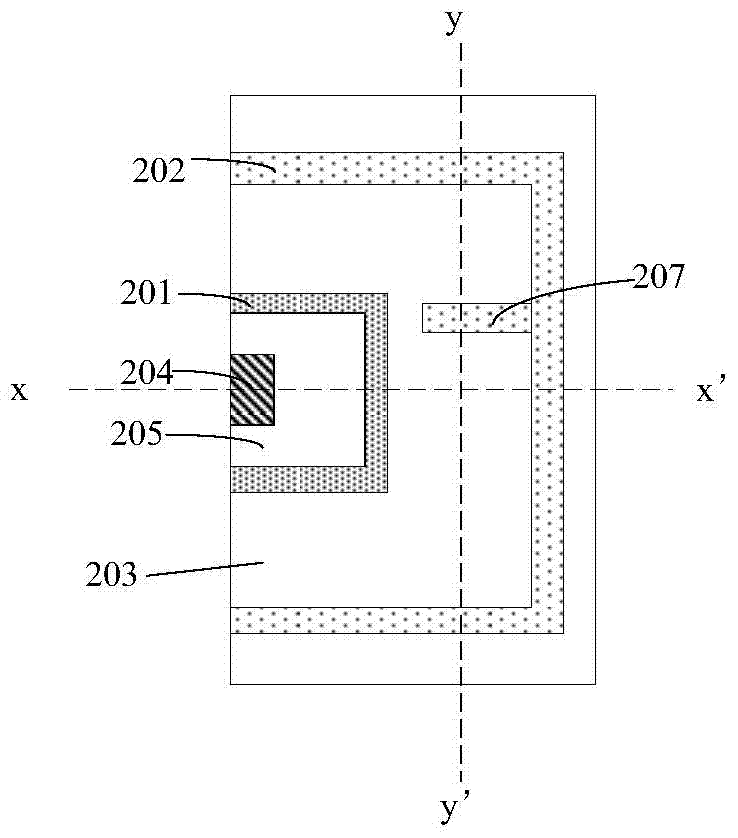 A trench gate igbt chip