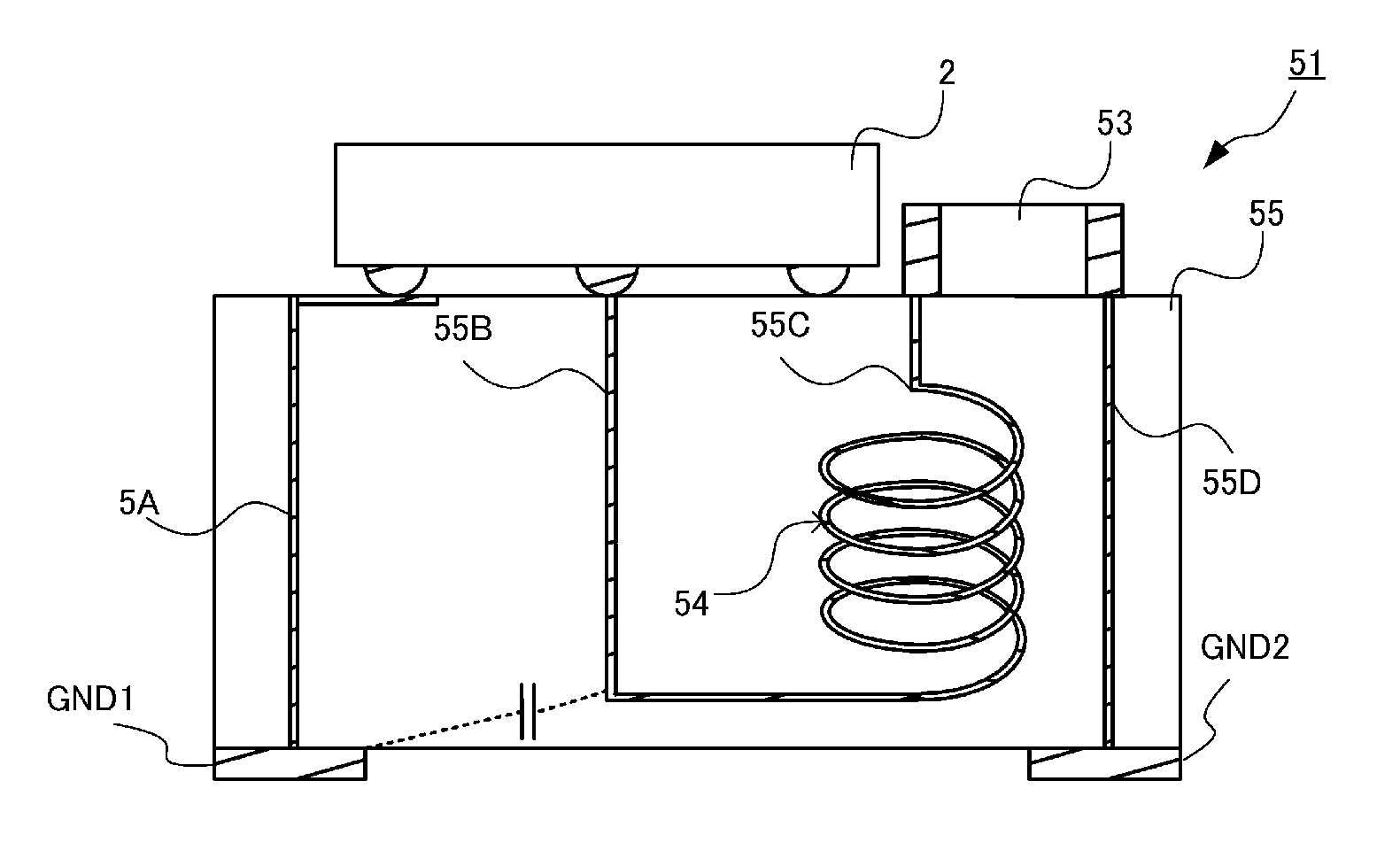 DC-DC converter module and multi-layer substrate