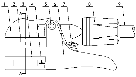 Rotary type American and French universal air nozzle