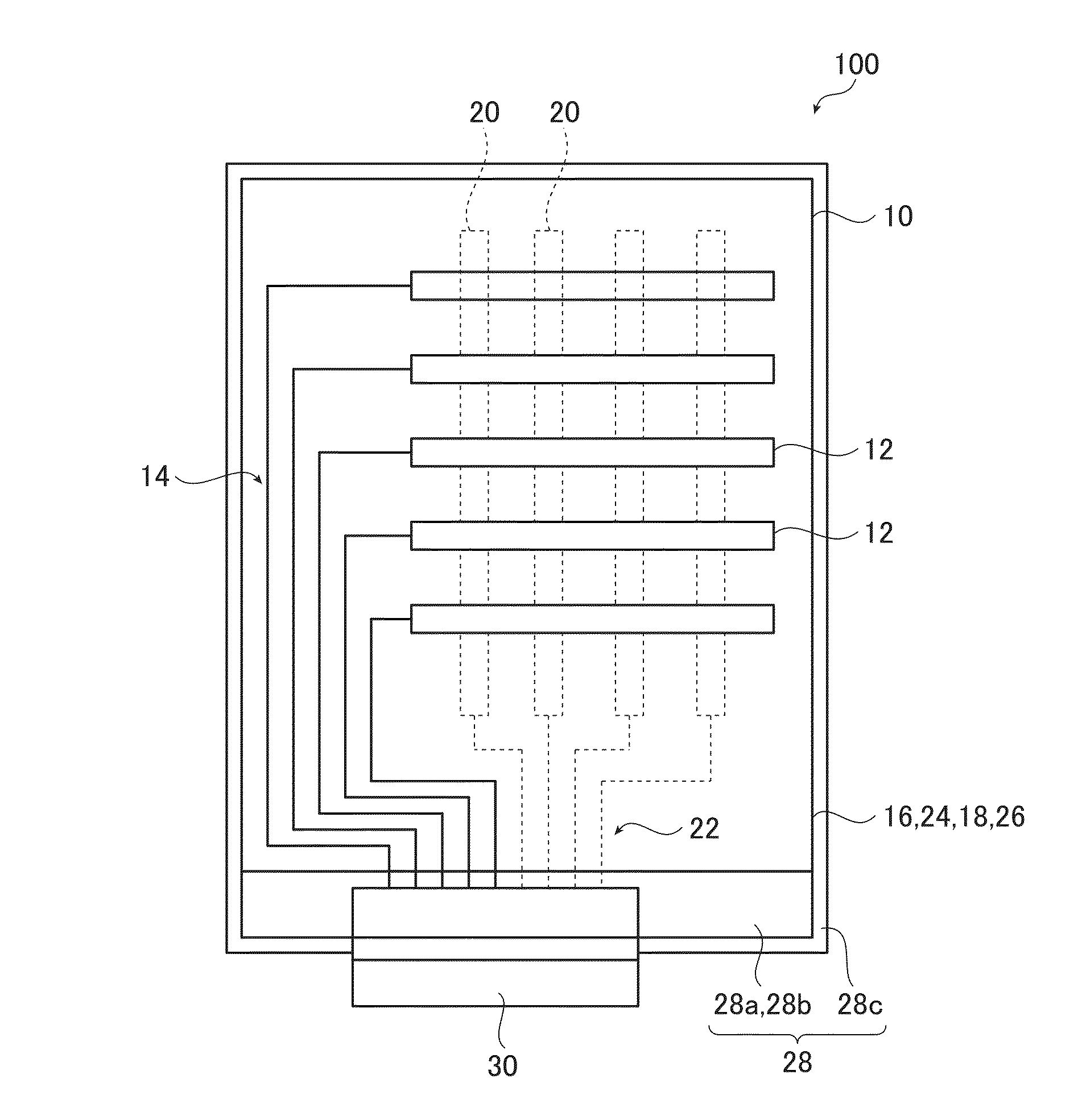 Capacitance type touch panel, manufacturing method of the same, and input device