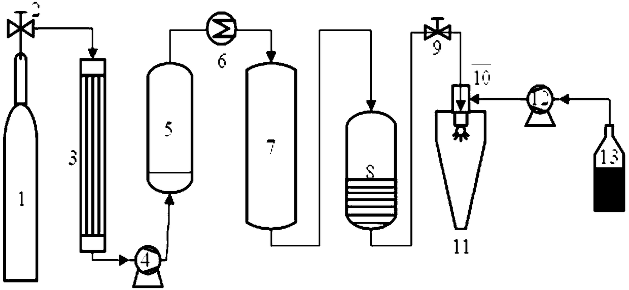 Method for preparing tobacco extract microcapsule through supercutical fluid