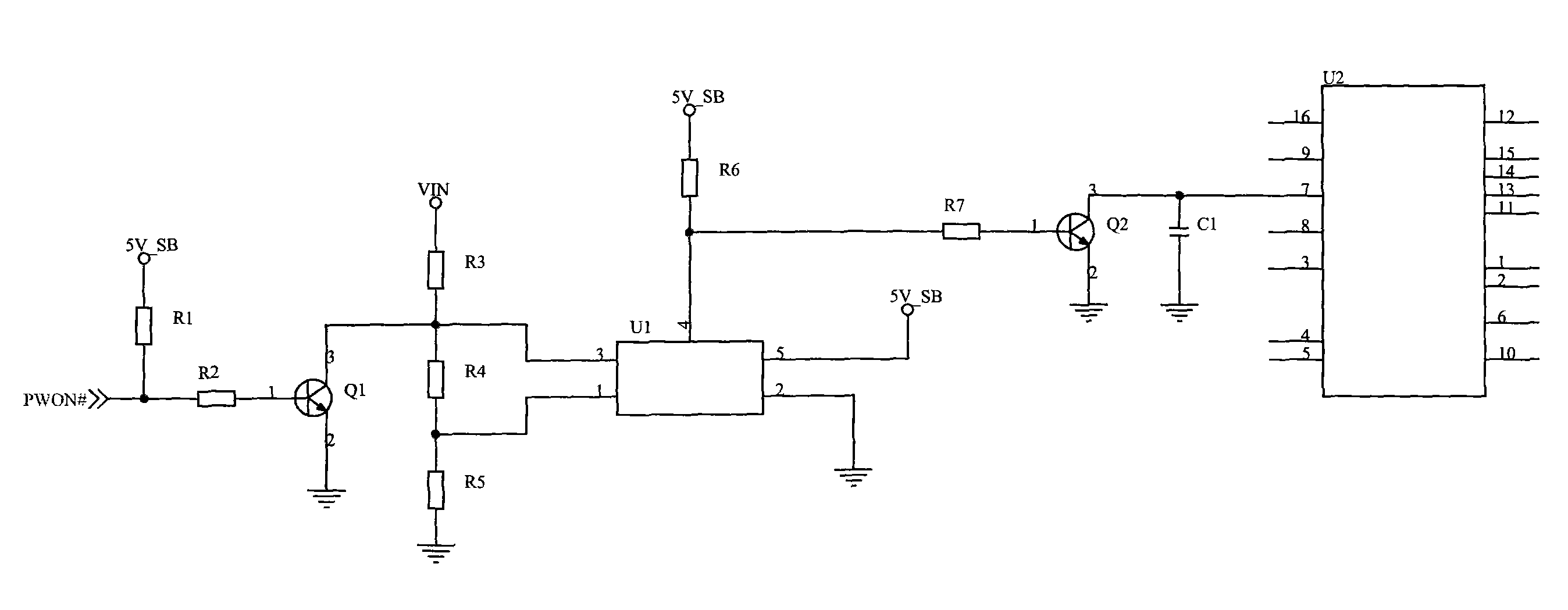 Power supply control circuit for vehicle electronic equipment