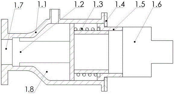 A leak detection detection head, condenser online leak detection device and its application