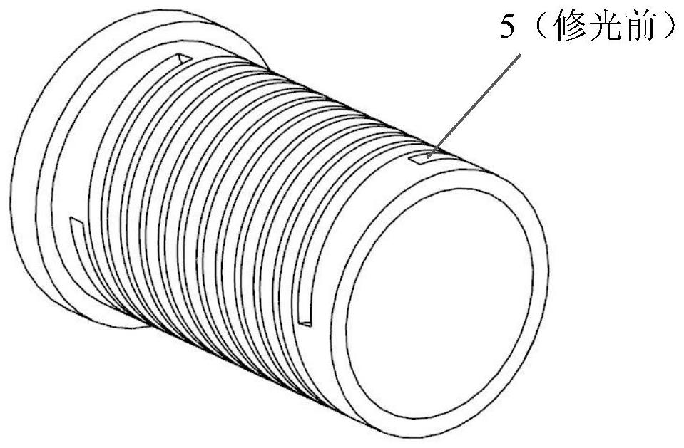 Machining method for machining large-lead large-pitch multi-head thread through three-axis linkage