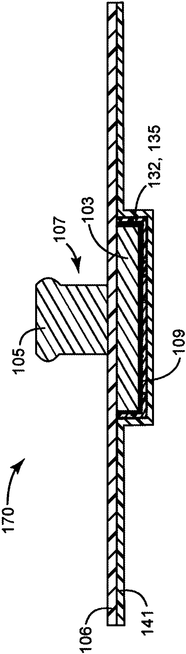 One-piece sensor for bioelectrode and processes for production
