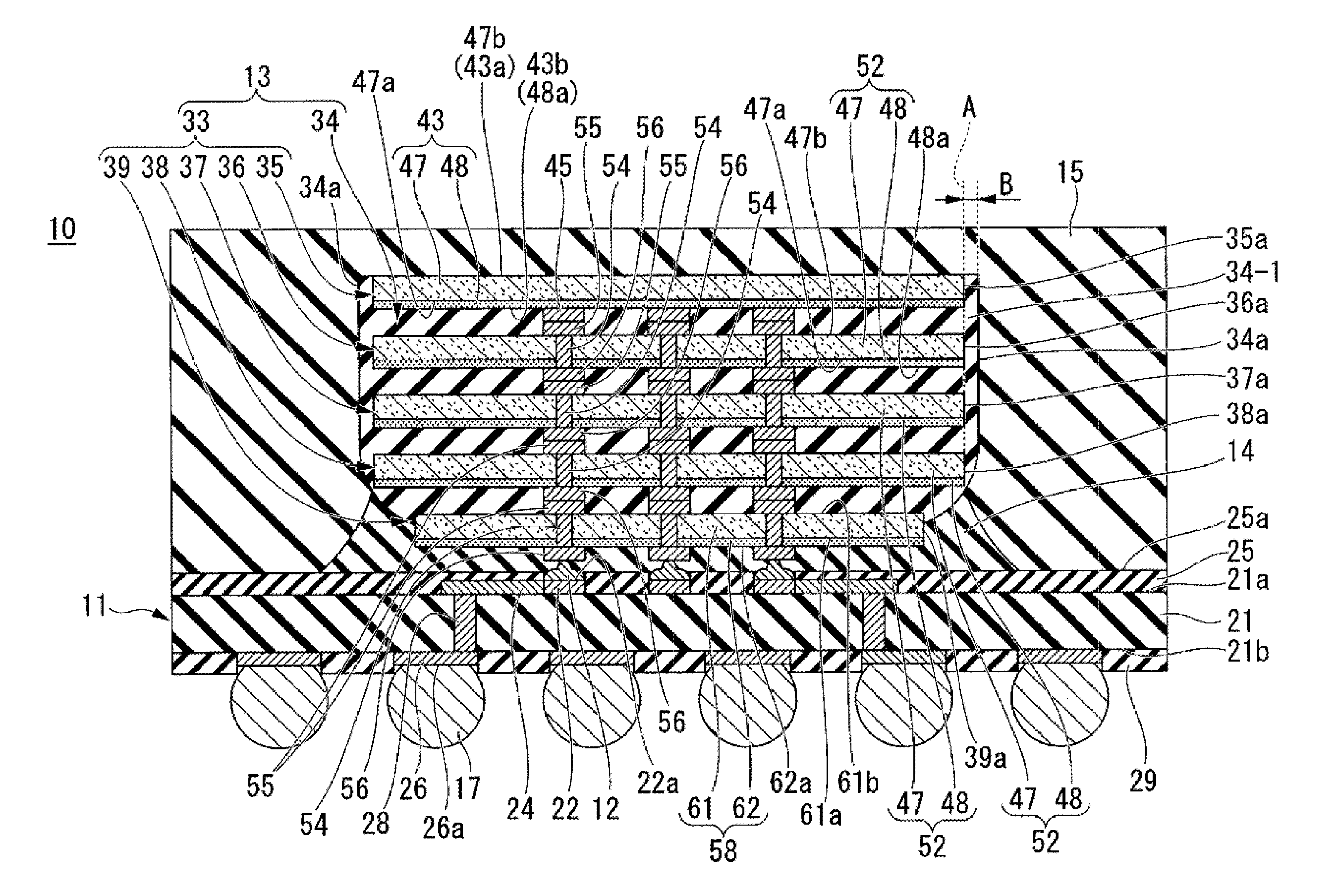 Method of manufacturing semiconductor device having plural semiconductor chips stacked one another
