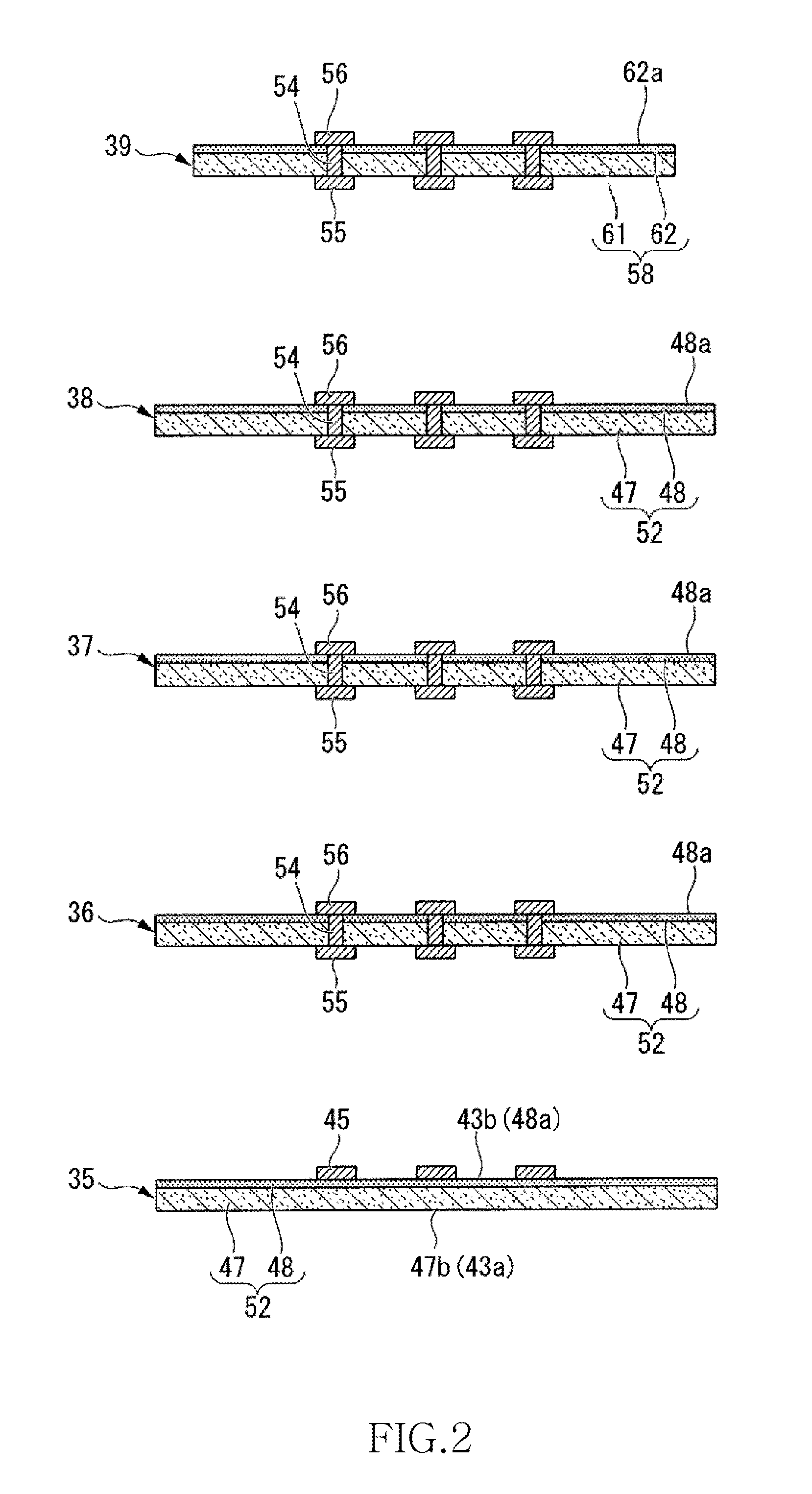Method of manufacturing semiconductor device having plural semiconductor chips stacked one another
