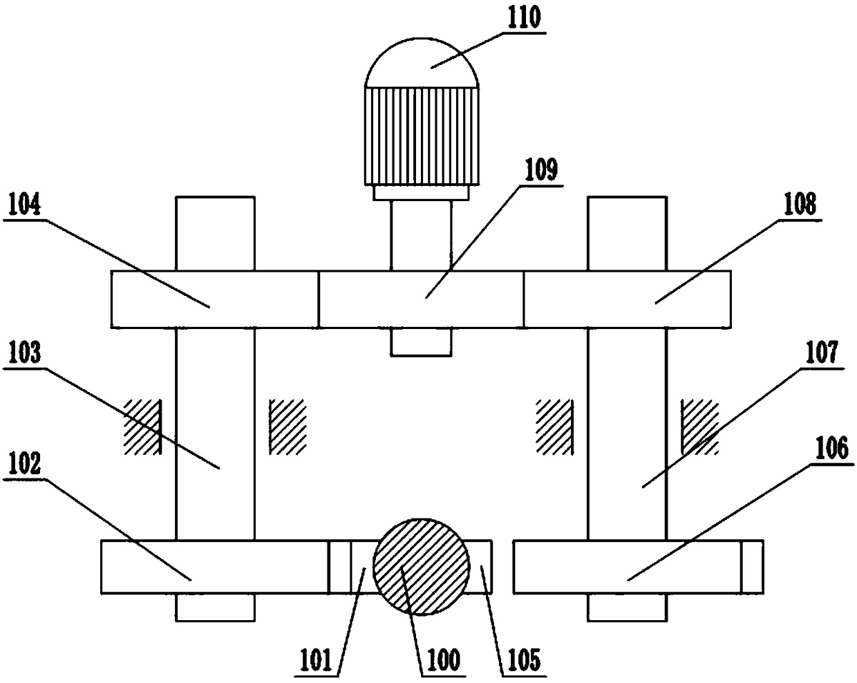 Centrifugal carrot seed processing device