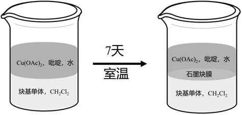 A centimeter-sized graphdiyne synthesized by liquid-liquid interface polymerization and its preparation method and application