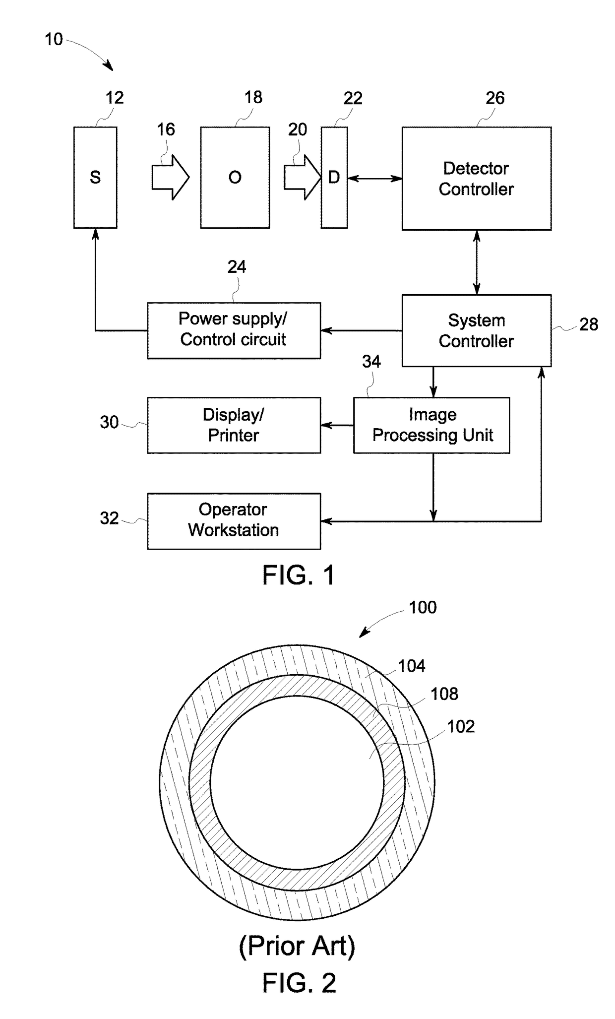 Radiation detector for use as an image intensifier