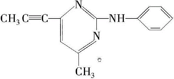 Sterilization compound containing mepanipyrim and validamycin