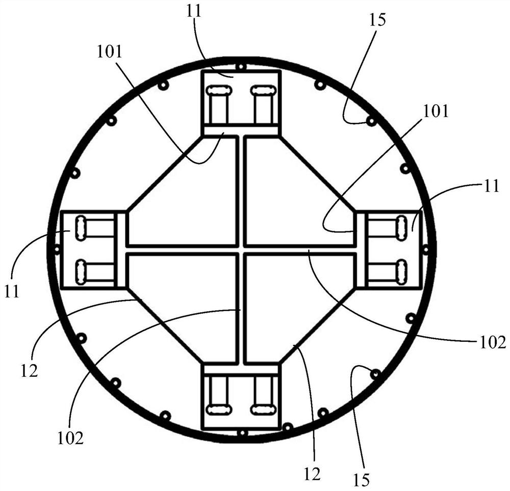 A bim-based treatment method for steel bars at cross-steel column-beam joints