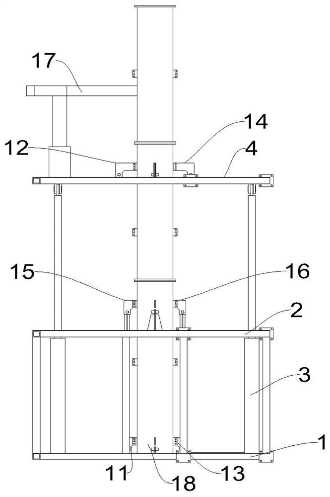 Climbing fixing device for building and operation method thereof