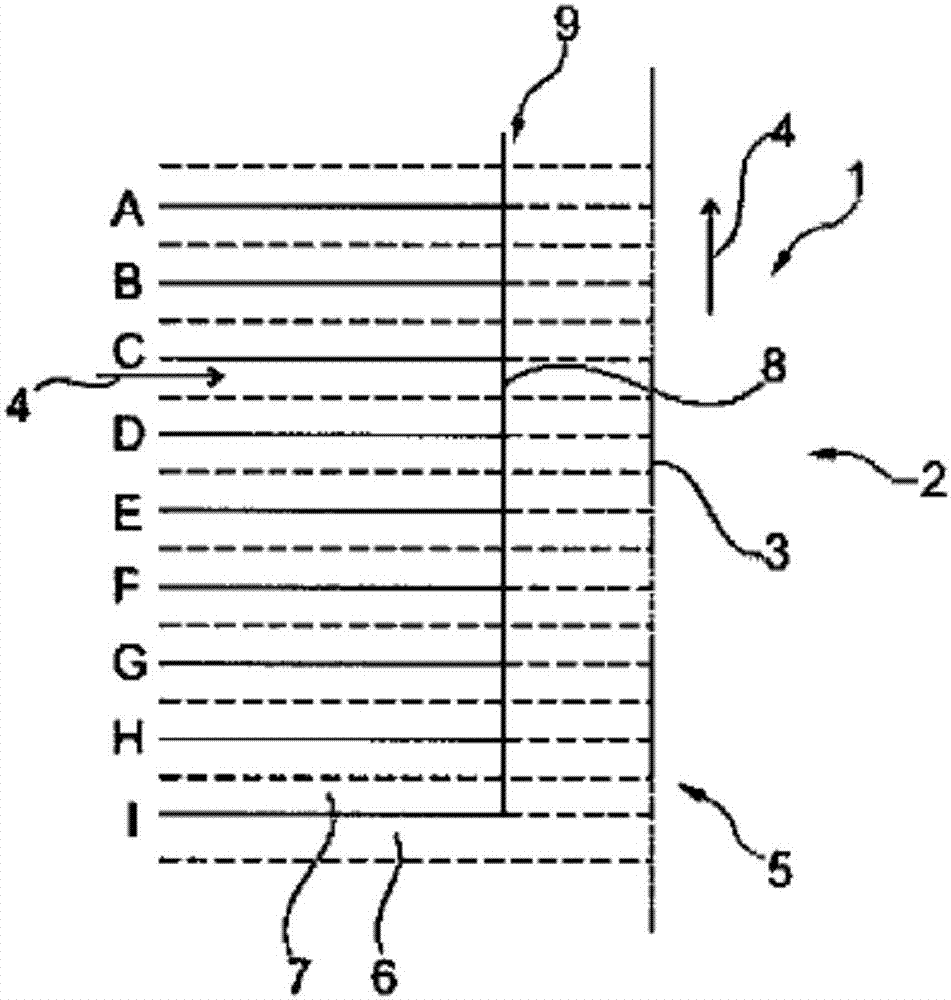 Blowing head, method for producing a blown film and blown film installation