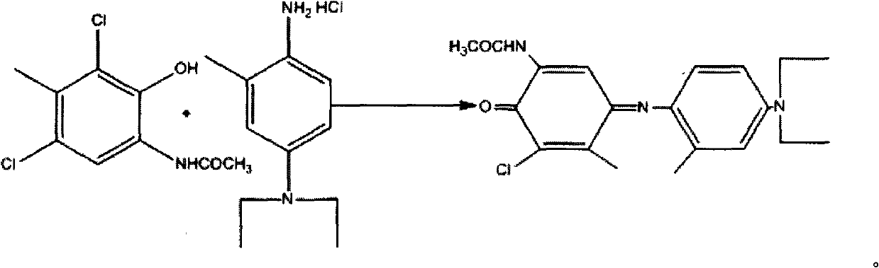 Preparation method of indophenol derivative