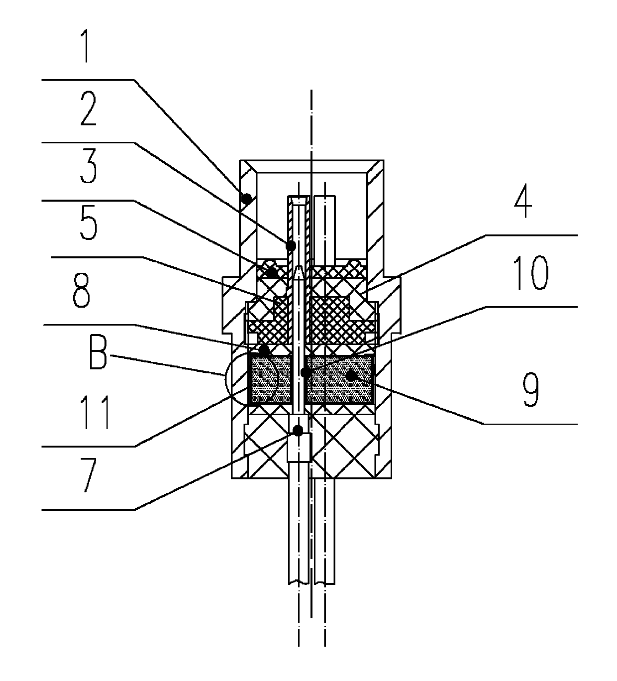 Filter electrical connector and grounding spring leaf thereof