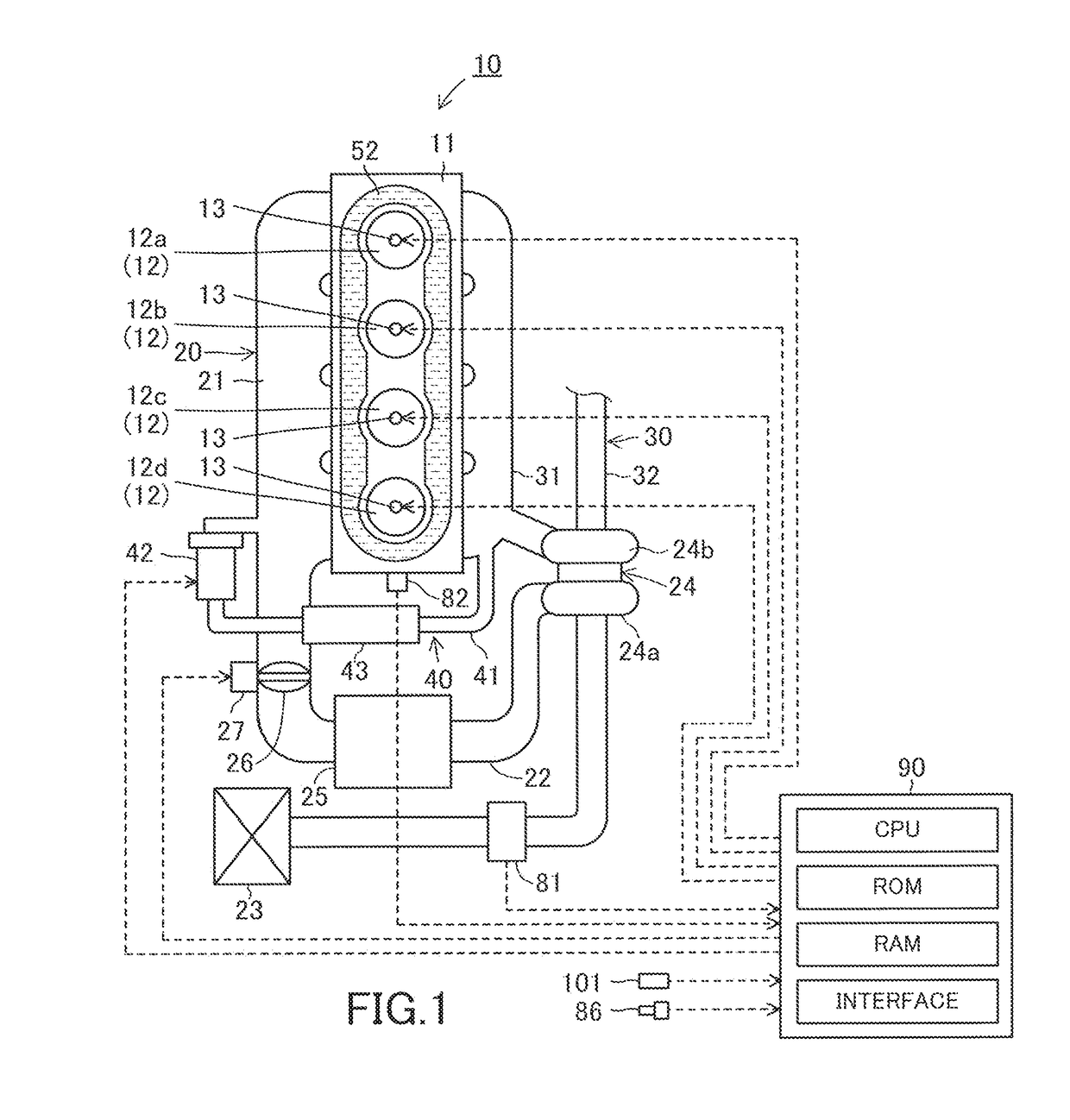 Cooling apparatus of internal combustion engine