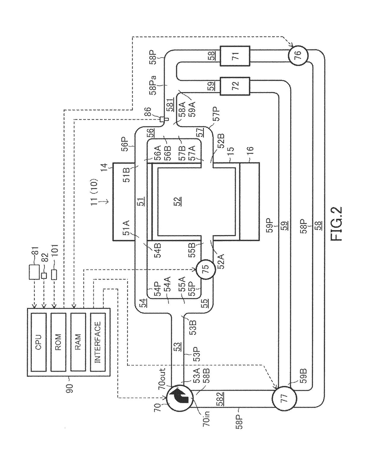 Cooling apparatus of internal combustion engine