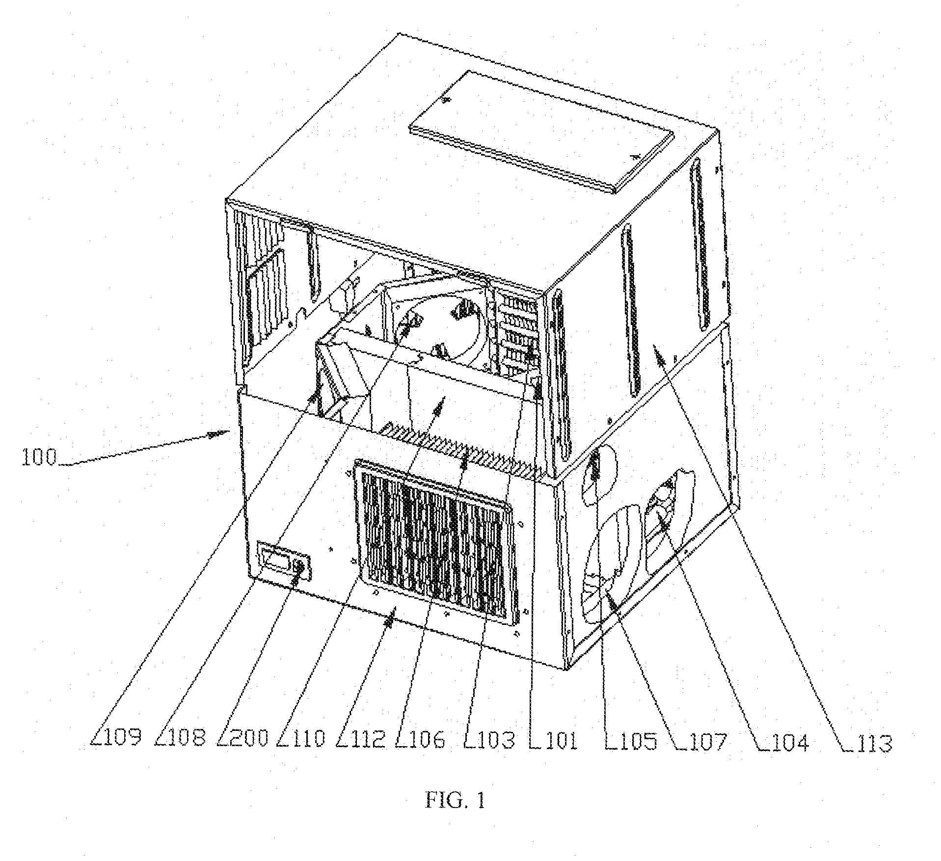 Method and apparatus for wine cellar temperature and humidity control