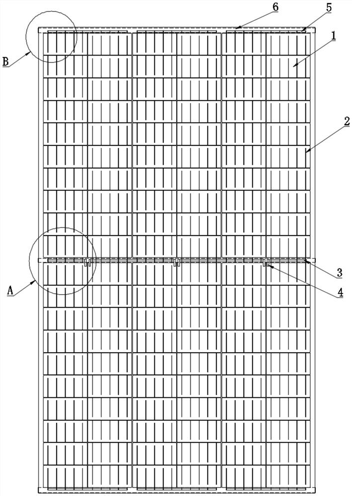 All-black solar photovoltaic module and manufacturing method thereof