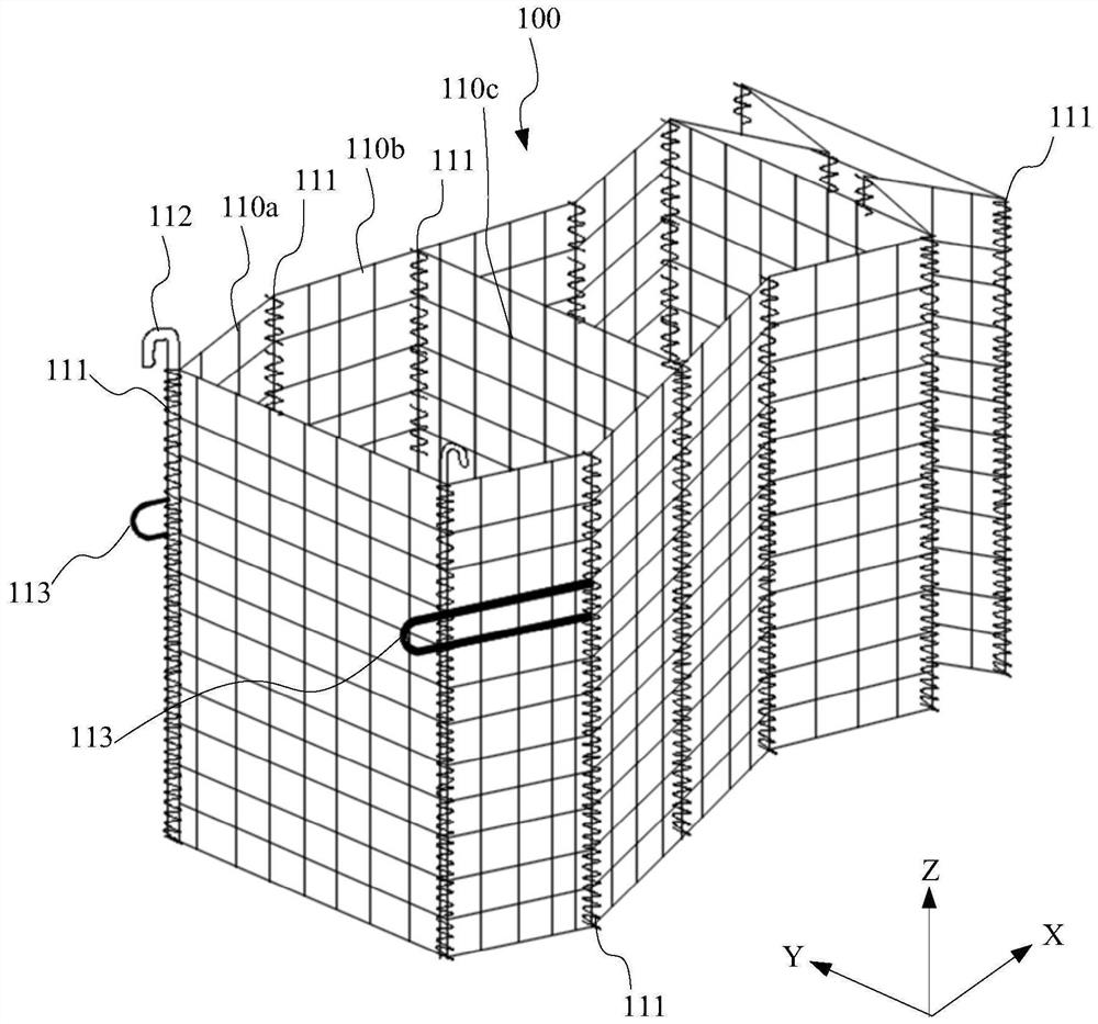 Flood-fighting chain lock cage and using method thereof