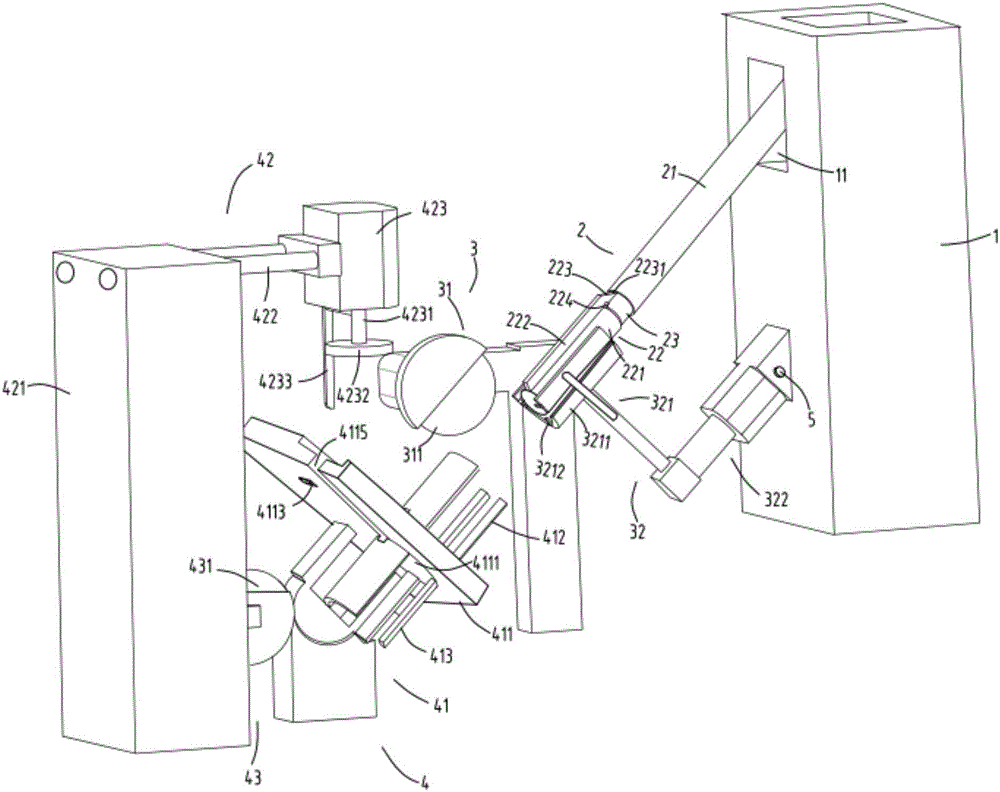 Ring opening automatic arrangement type machining equipment