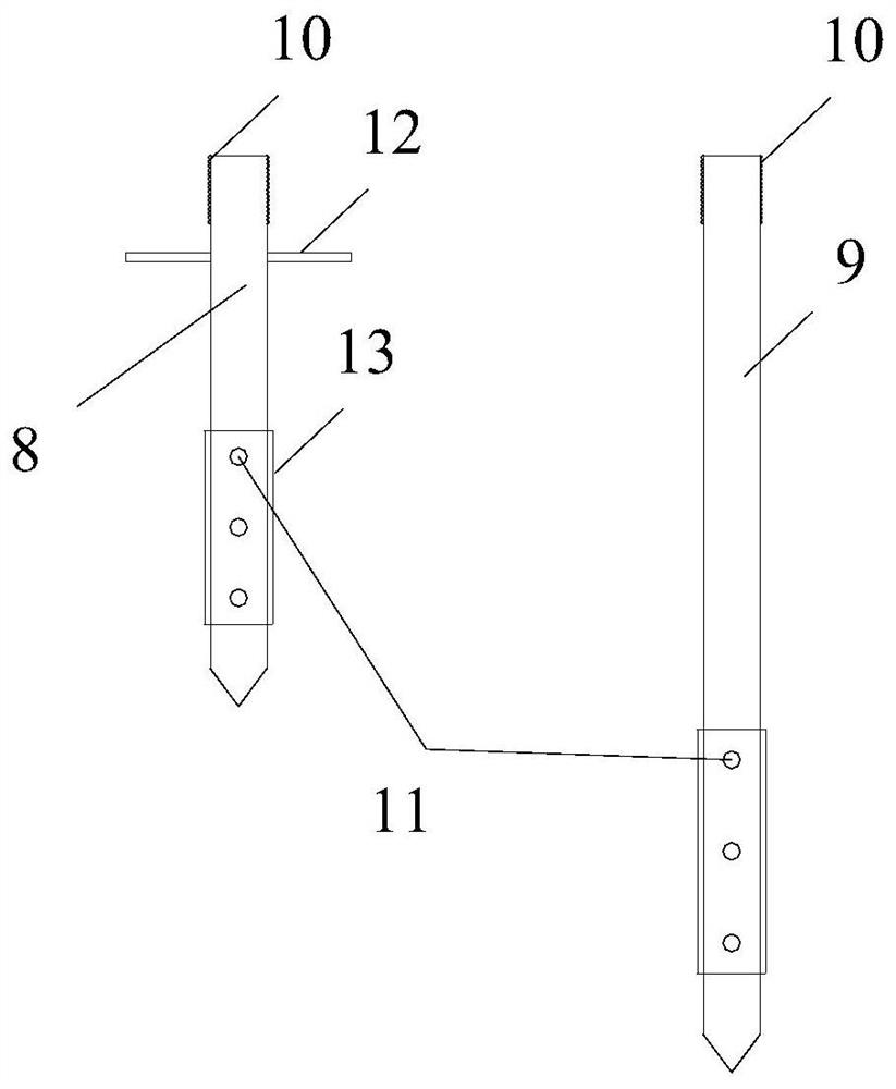 Construction method of single hole compound grouting reinforcement base and roadbed on diseased roads