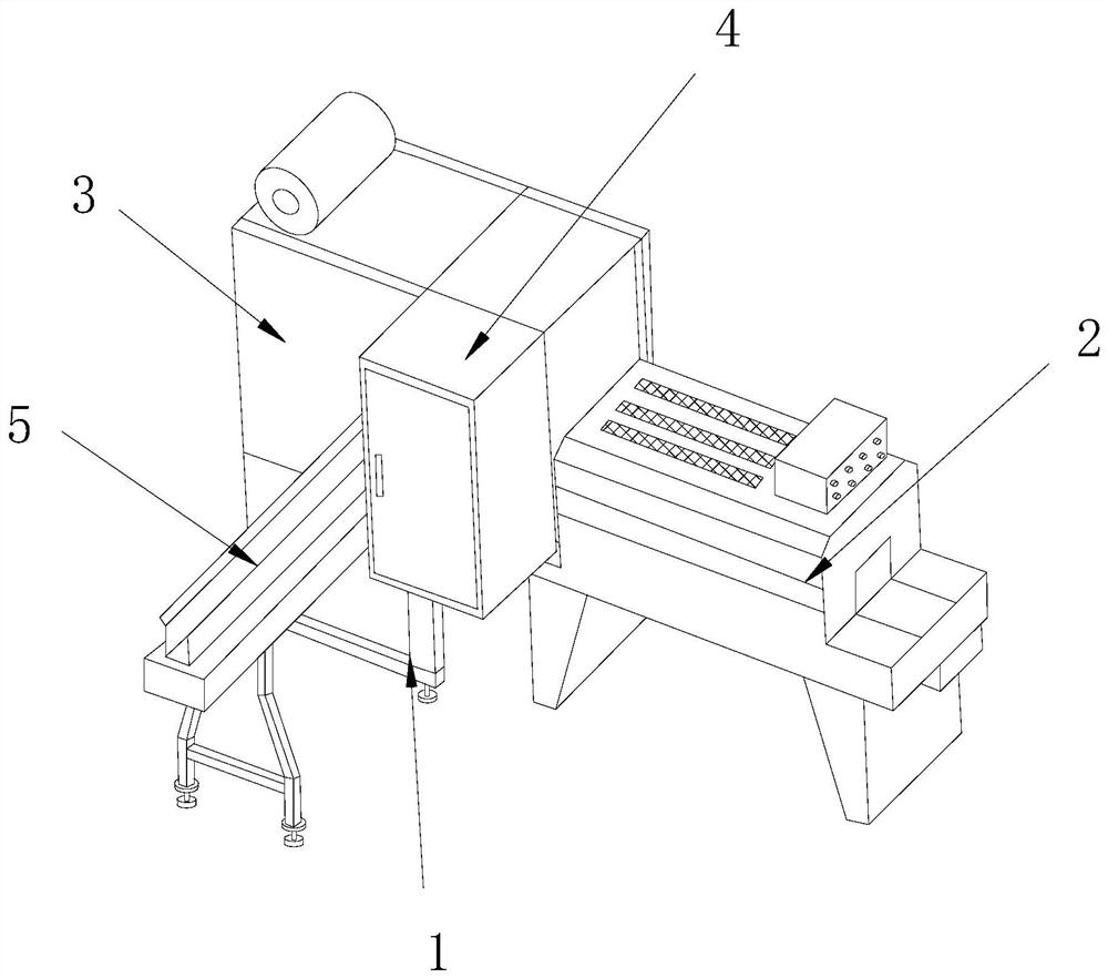 Paper box packaging machine with drying function