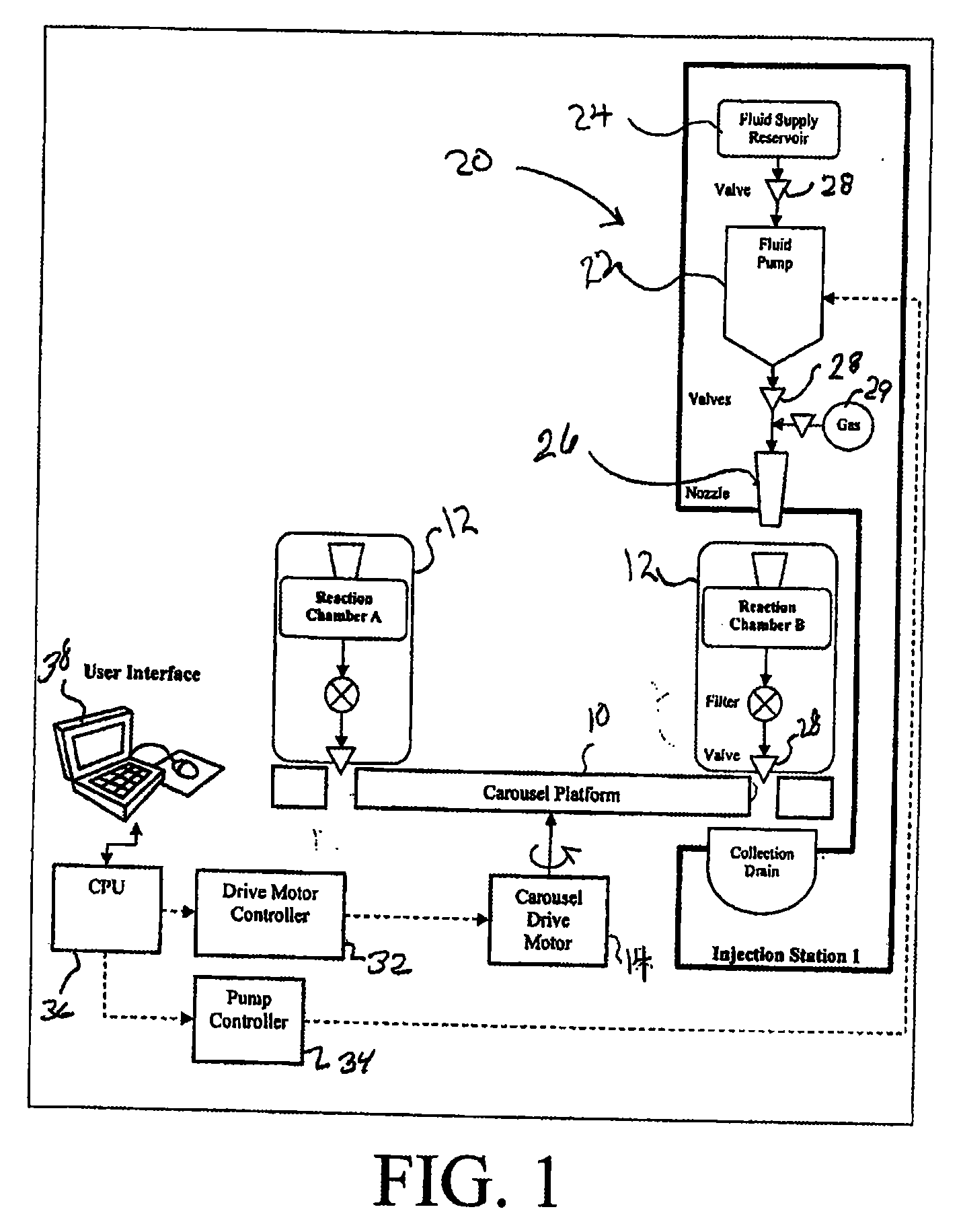 Automated chemical synthesizer and method for synthesis using same