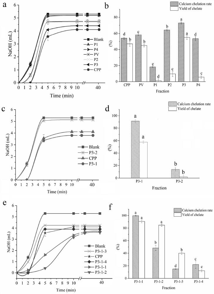 Phosvitin-derived calcium chelating peptide, and peptide calcium chelate and application thereof, as well as application of peptide calcium chelate