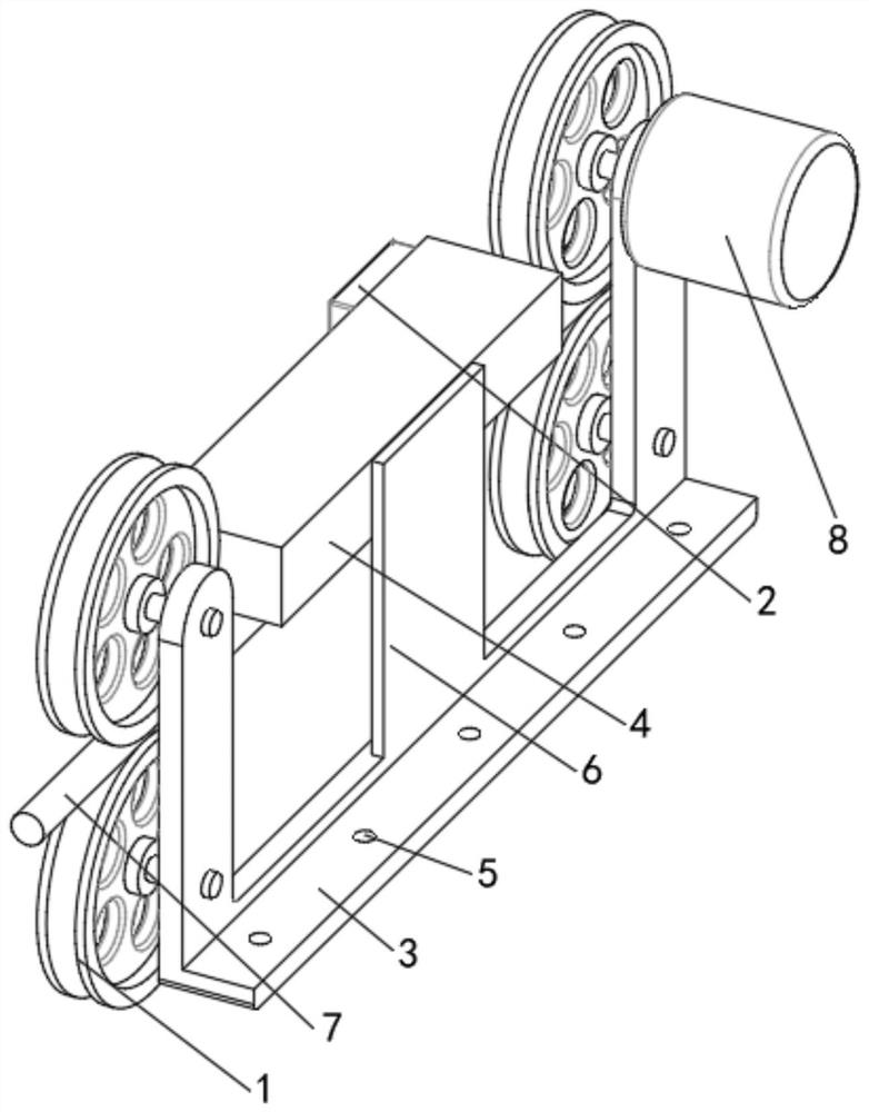 Length adjusting device with anti-dislocation structure for intelligent display self-adjuster