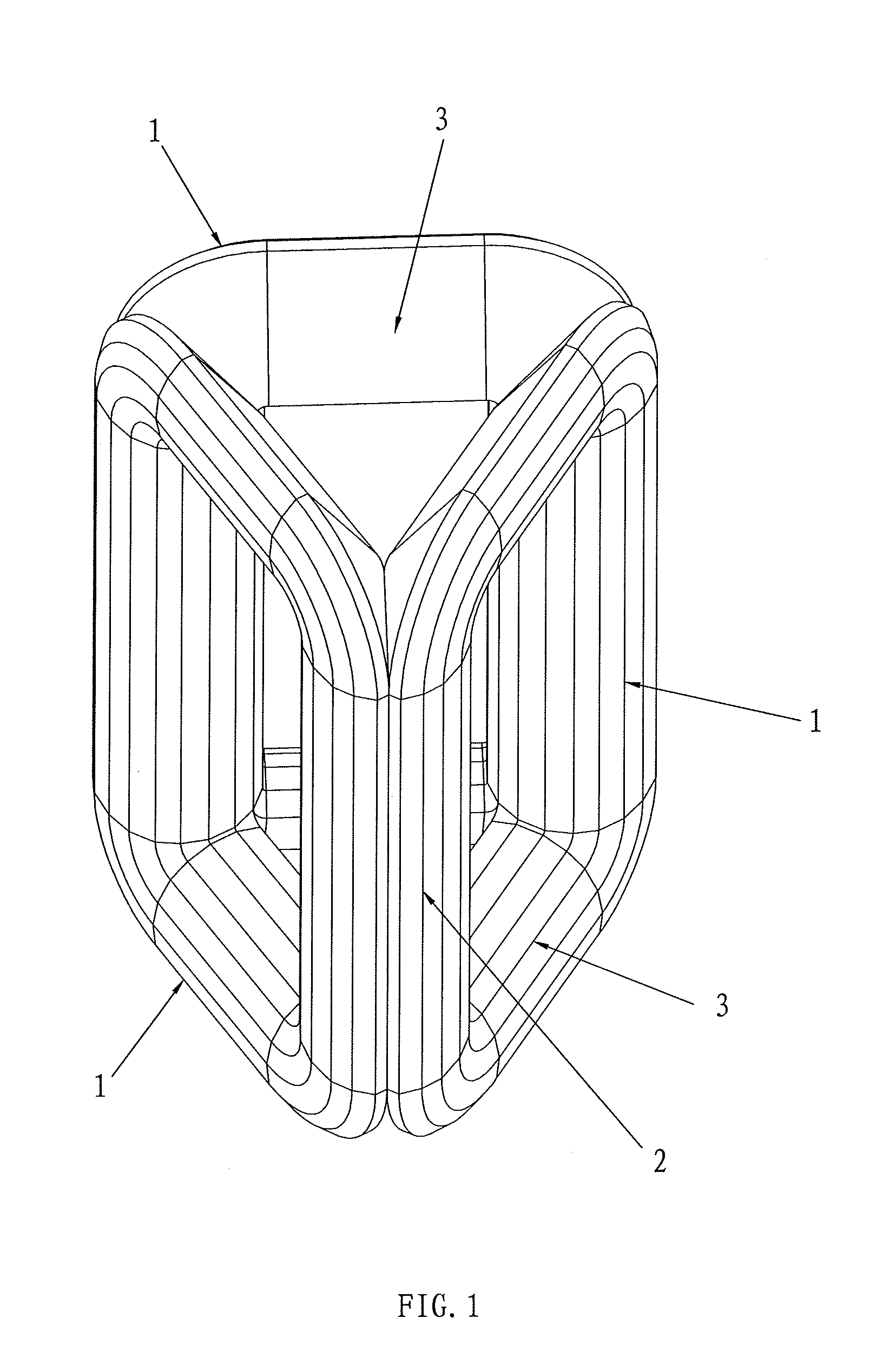 Amorphous alloy stereo wound-core