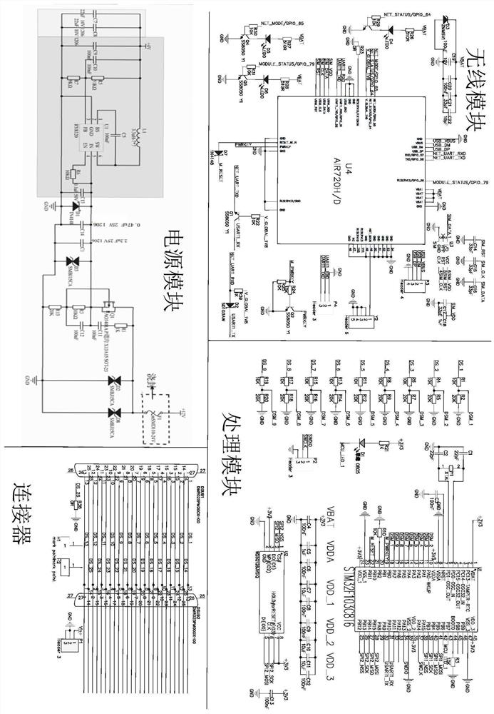 Supermarket tax-control wireless acquisition device and method thereof