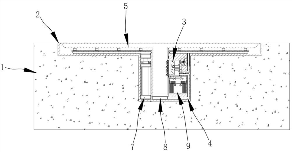 Automatic blow-and-suck dust capture removal system based on low-position dust of underground mine roadway