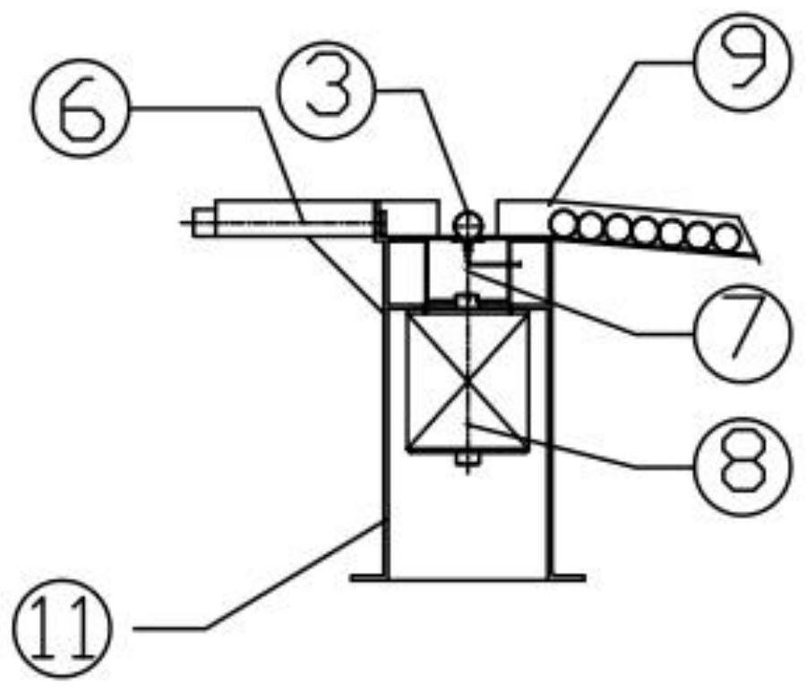 Rapid pipe arranging machine for large-pipe-diameter super-long hoses