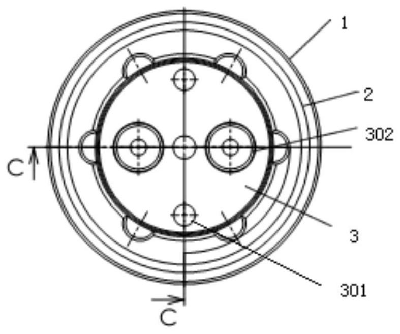 A spinning component for polyester fiber and its assembly device and method