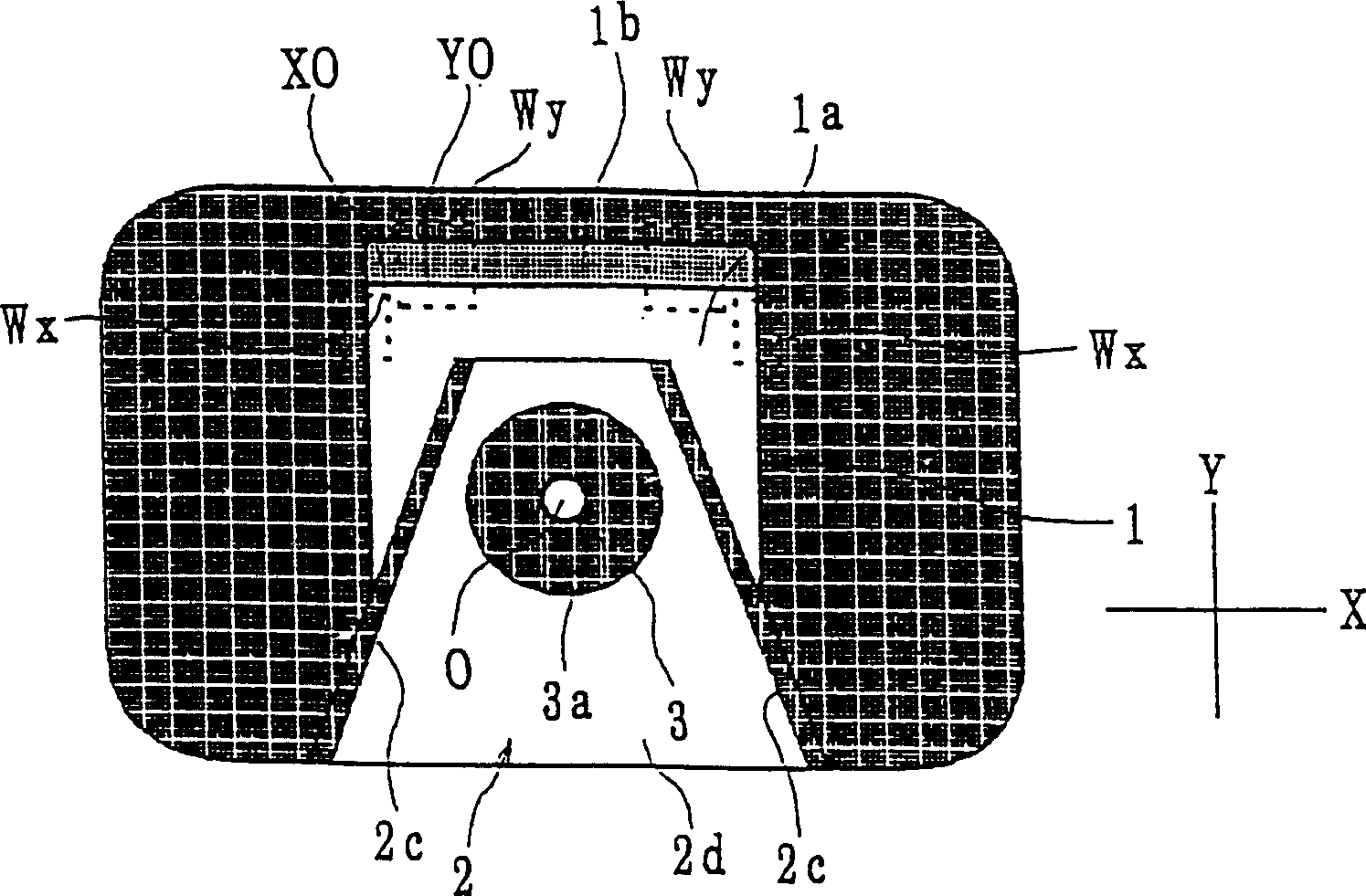 Method and device for determining magnetic head position using boundary line detection method