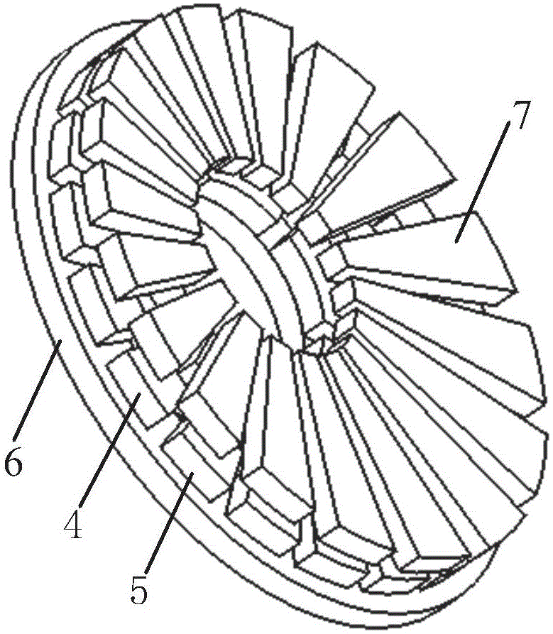Non-coaxial disc-type magnetic gear