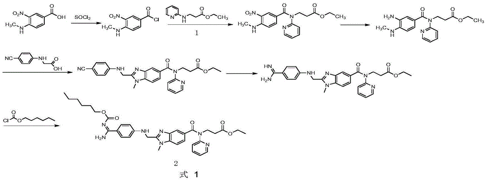 Preparation method for ethyl 3-(pyridin-2-ylamino) propanoate