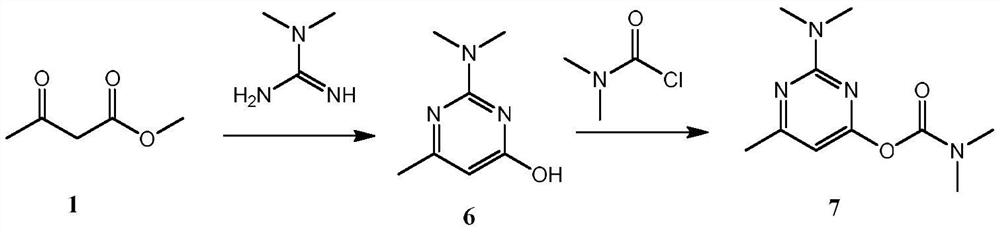 A kind of synthetic method of pirimicarb intermediate 2-methyl acetoacetate methyl ester