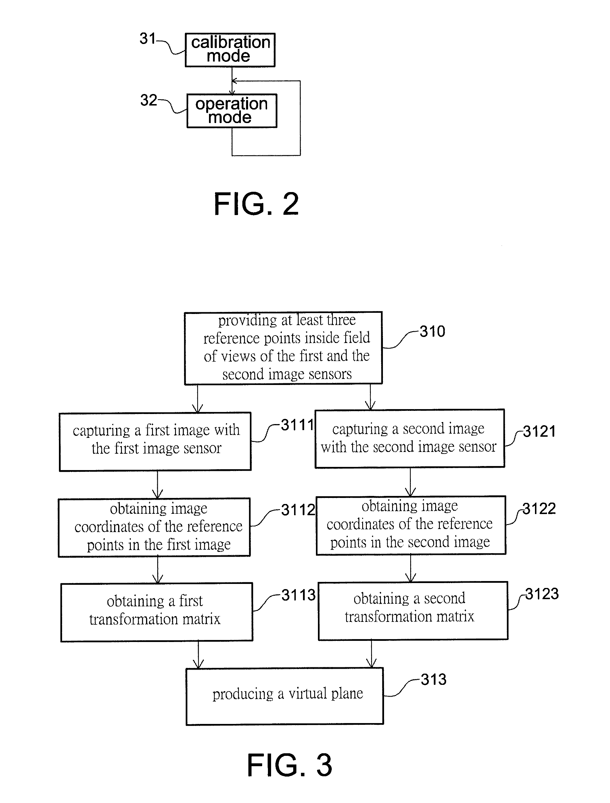 Sensor array module with wide angle, and image calibration method, operation method and application for the same